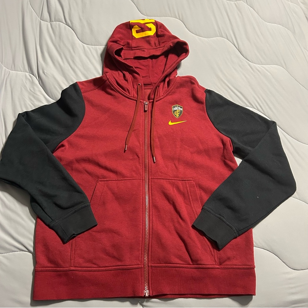 Nike Cleveland Cavaliers Hoodie Youth Large Full Zip Sweatshirt NBA Basketball